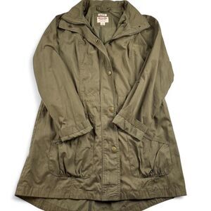 Mossimo Khaki Green Utility Jacket Women’s Size L Military Style